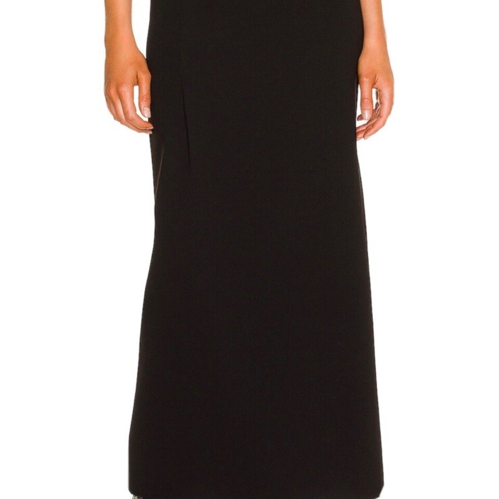 NWT Paris Georgia Franca Cutout Crepe Fitted Skirt - Picture 7 of 8